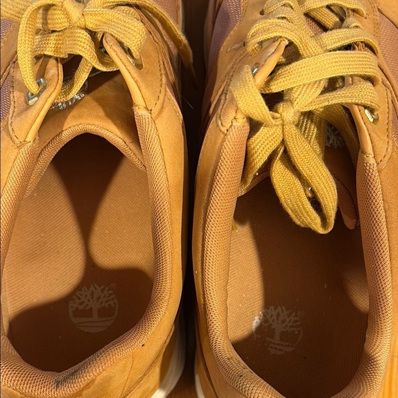 Timberland Tan Sneakers Suede Low-Top Athletic - Picture 7 of 16